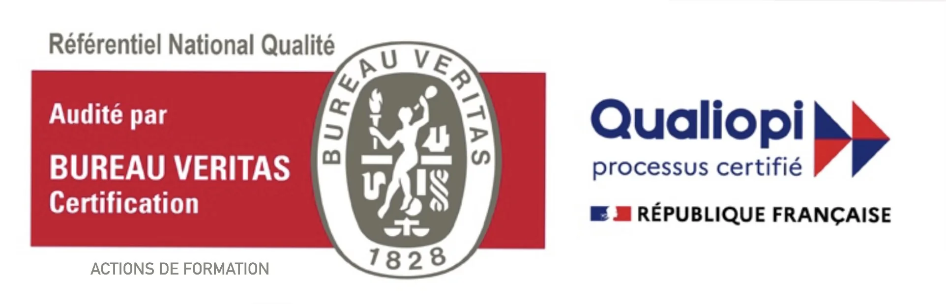 Qualiopi - Processus certifié Actions de Formation - Bureau Veritas - République Française